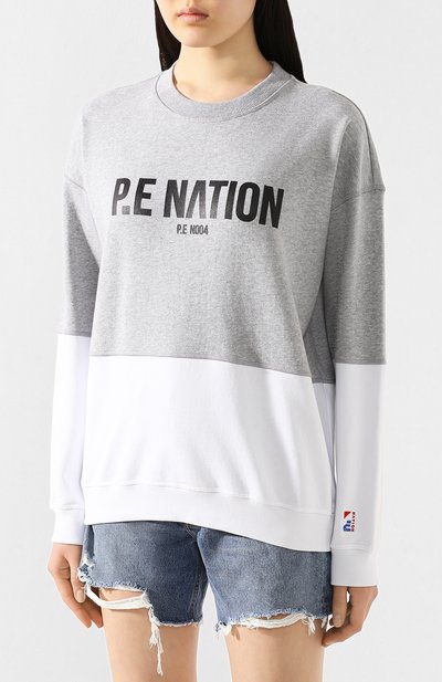 Хлопковый свитшот P.E. NATION, арт. 19PE4F129-3, фото 3