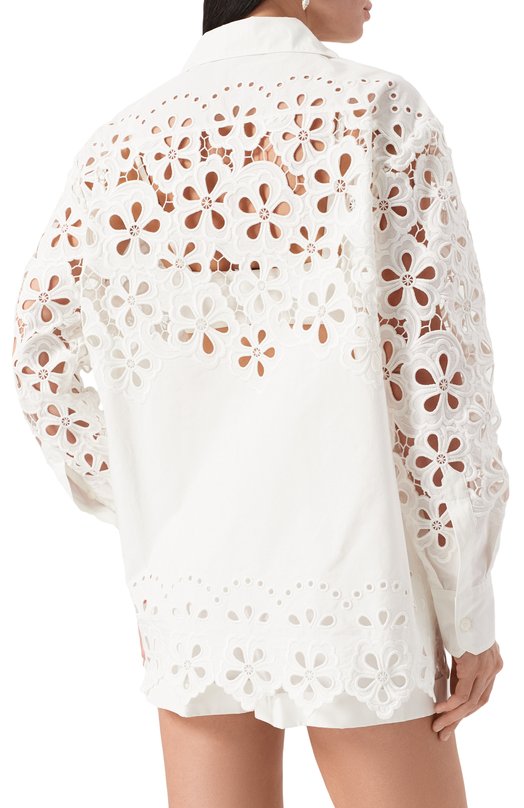 Хлопковая рубашка Dolce & Gabbana F5S57Z/GDCKN Белый  F5S57Z/GDCKN Фото 4
