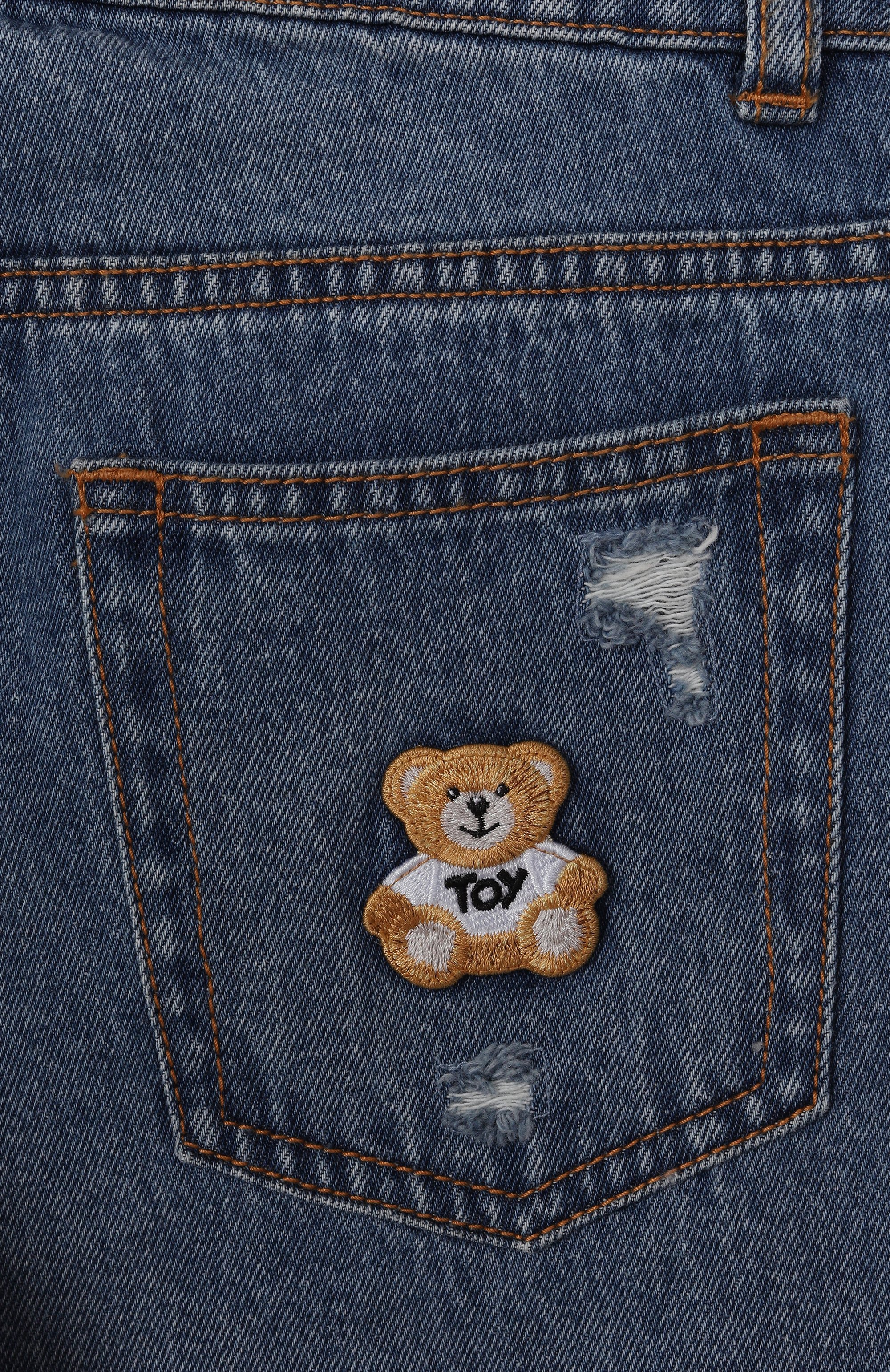 Джинсовые шорты MOSCHINO, арт. HUQ026/L0E35/10-14, фото 4