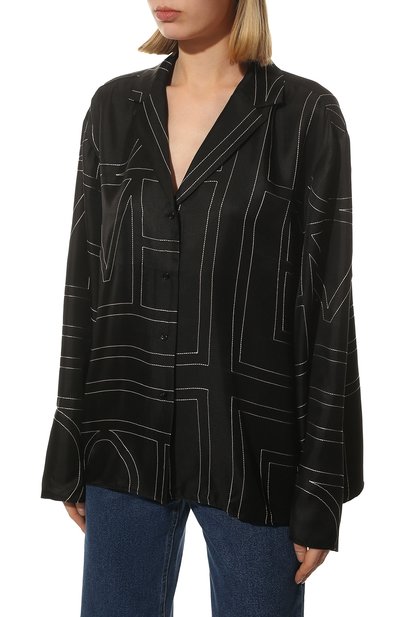 Атласная блузка TOTEME, арт. 213-755-707, фото 3