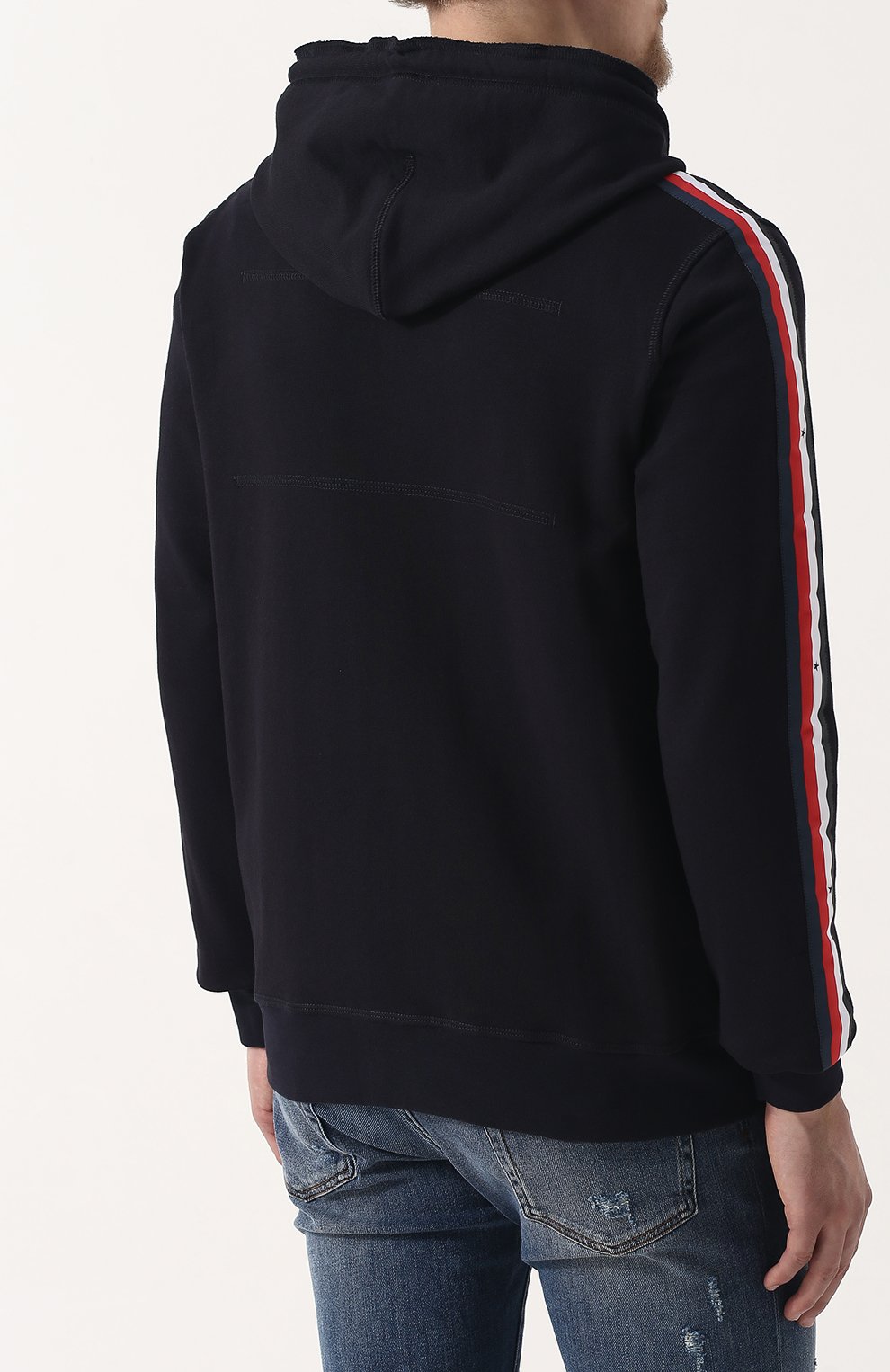 Хлопковая толстовка на молнии с капюшоном THE EDITOR, арт. E406973L23/5081, фото 4