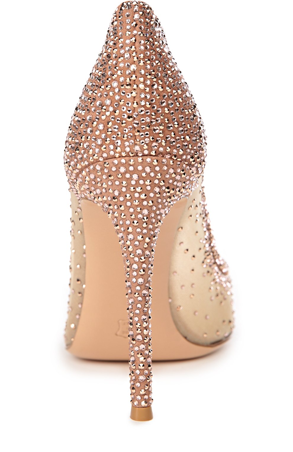 Замшевые туфли с кристаллами swarovski GIANVITO ROSSI, арт. G20130/SUEDE+0RGANZA, фото 3