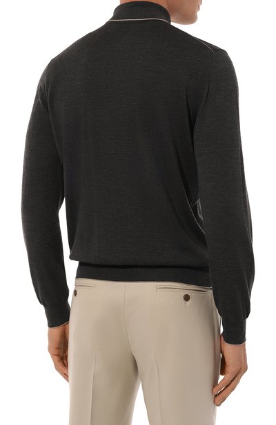 Поло из шерсти и шелка STEFANO RICCI, арт. KE08004P03/E24374, фото 4