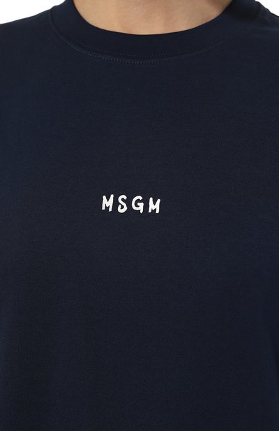 Хлопковая футболк а MSGM, арт. 3541MDM550/237798, фото 5