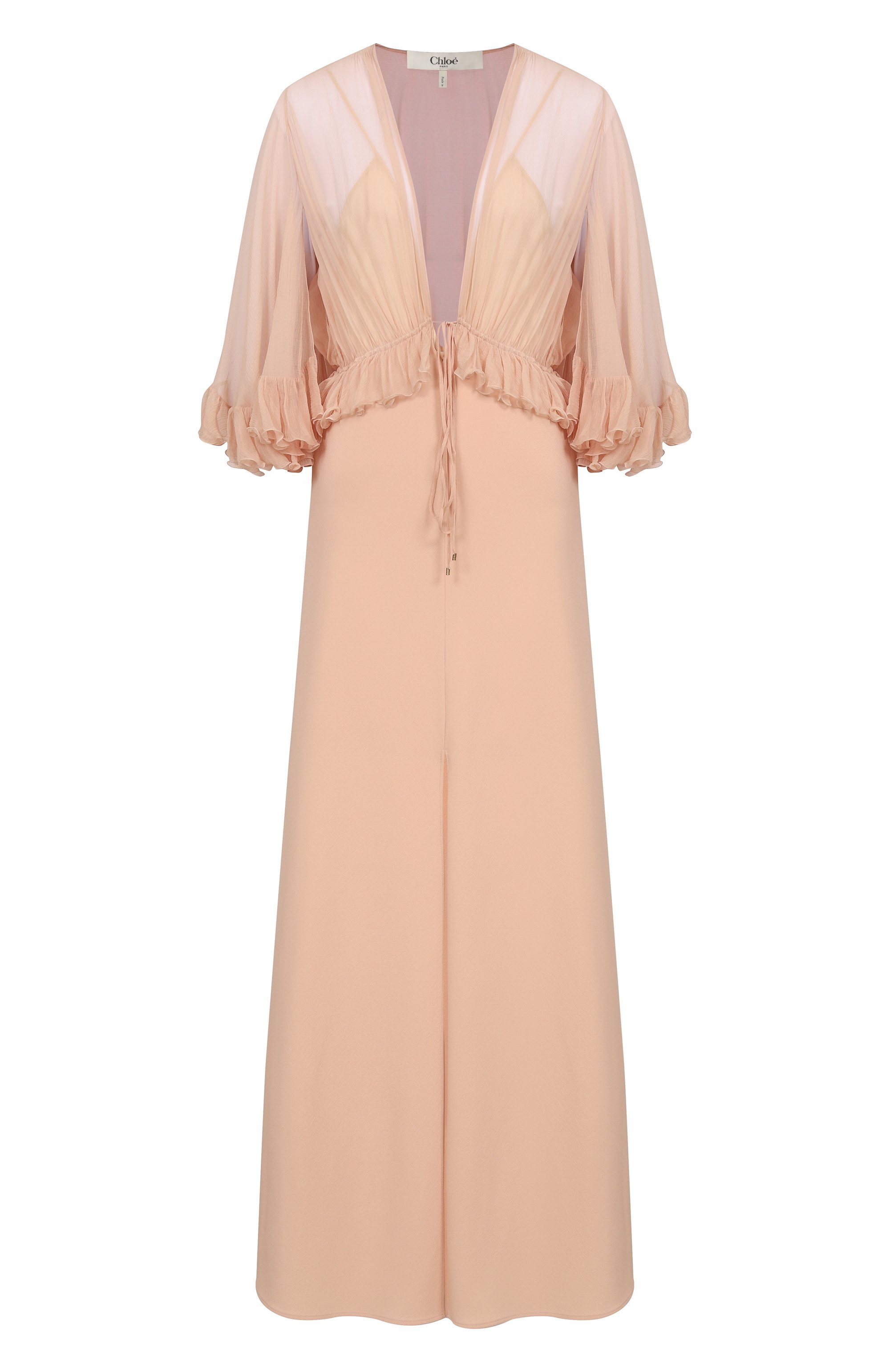 Шелковое платье CHLOÉ, арт. CHC25SR026355, фото 1