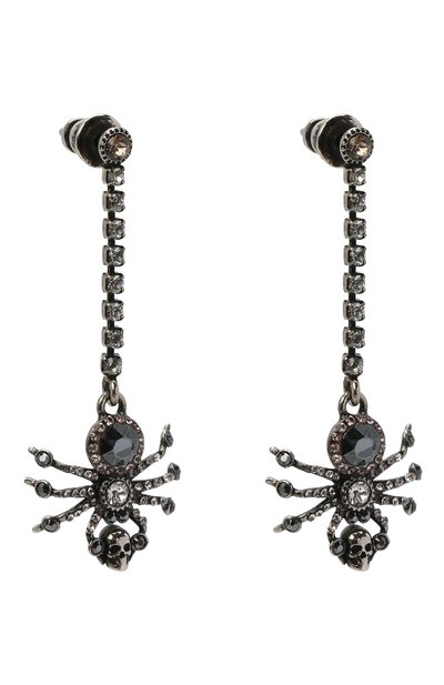 Серьги ALEXANDER MCQUEEN серебряного цвета по цене 62200 руб., арт. 589887/J160Y, фото 3 Серьги ALEXANDER MCQUEEN, арт. 589887/J160Y, фото 3