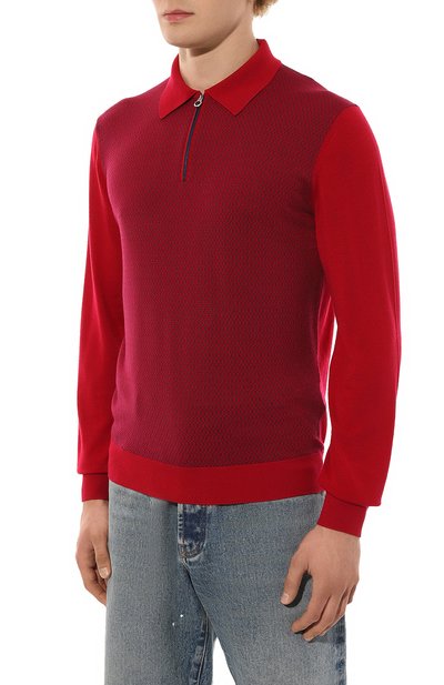 Поло из шерсти и шелка STEFANO RICCI, арт. KE06001AZ1/E23302/ALMIS, фото 3