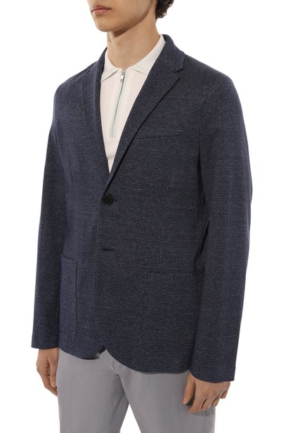 Хлопковый пиджак HARRIS WHARF LONDON, арт. C8P22PGF, фото 3