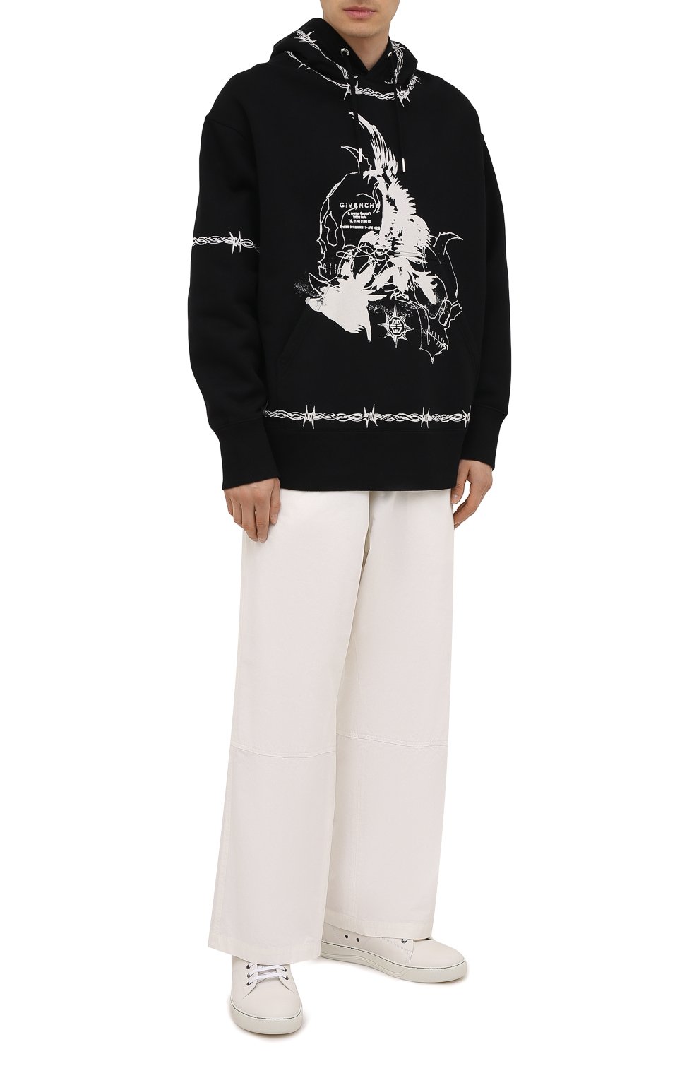 Хлопковое худи GIVENCHY, арт. BMJ0C63Y69, фото 2