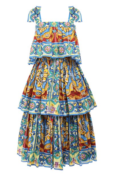 Женское хлопковое платье DOLCE & GABBANA, арт. F6E0LT/FPEB1