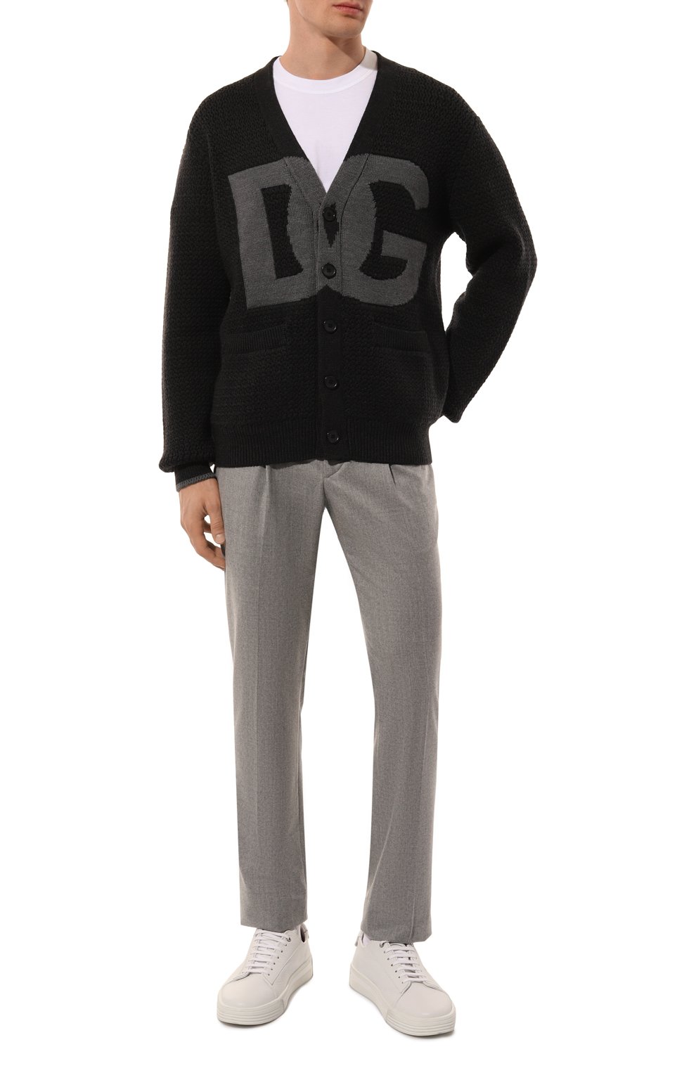 Шерстяной кардиган DOLCE & GABBANA, арт. GXV13T/JCVX2, фото 2