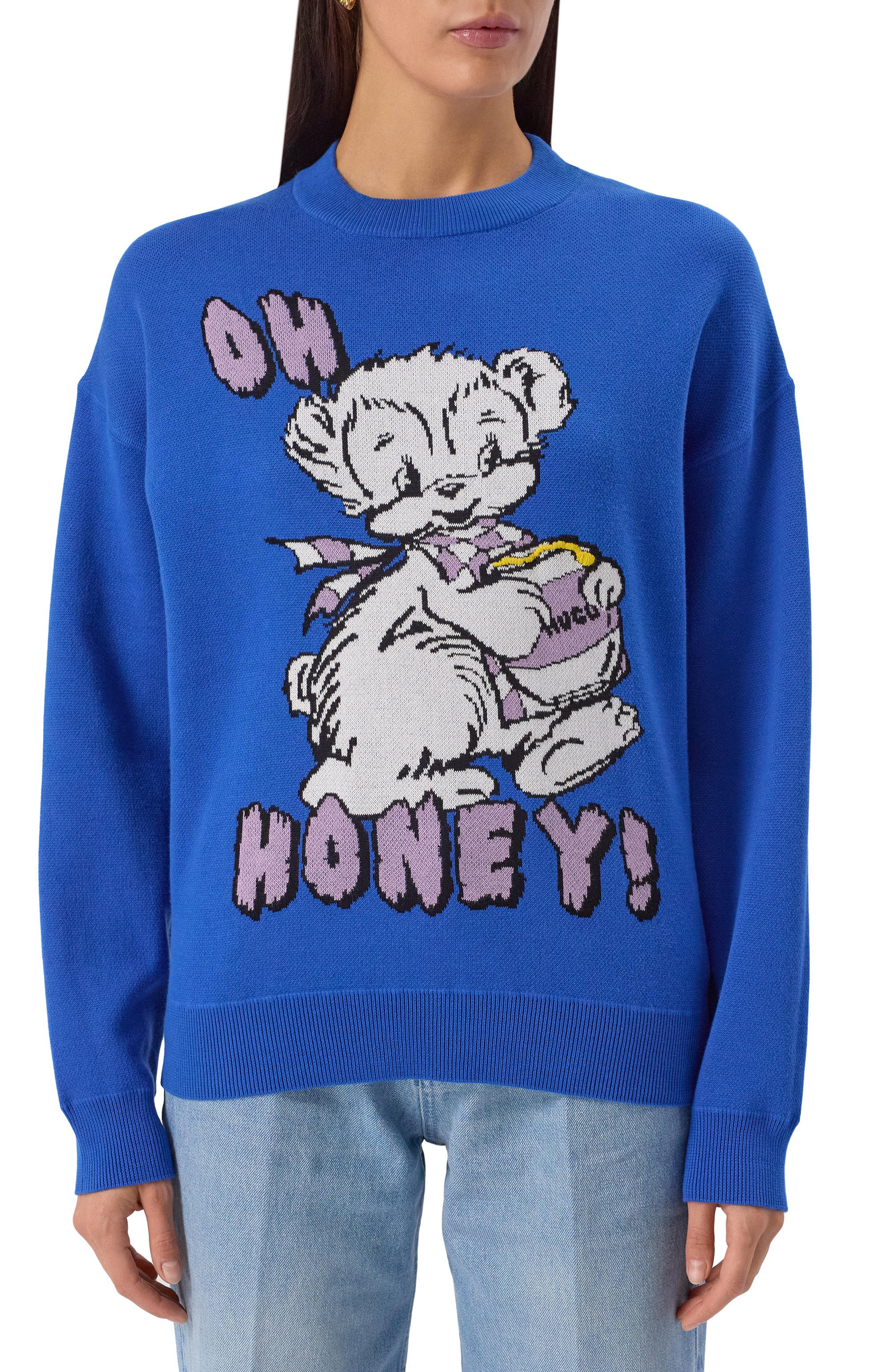 Хлопковый свитер HUGO BLUE, арт. 50543019, фото 3