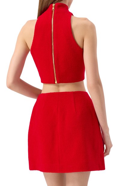 Твидовый топ BALMAIN, арт. FF1AB496/WD03, фо�то 4