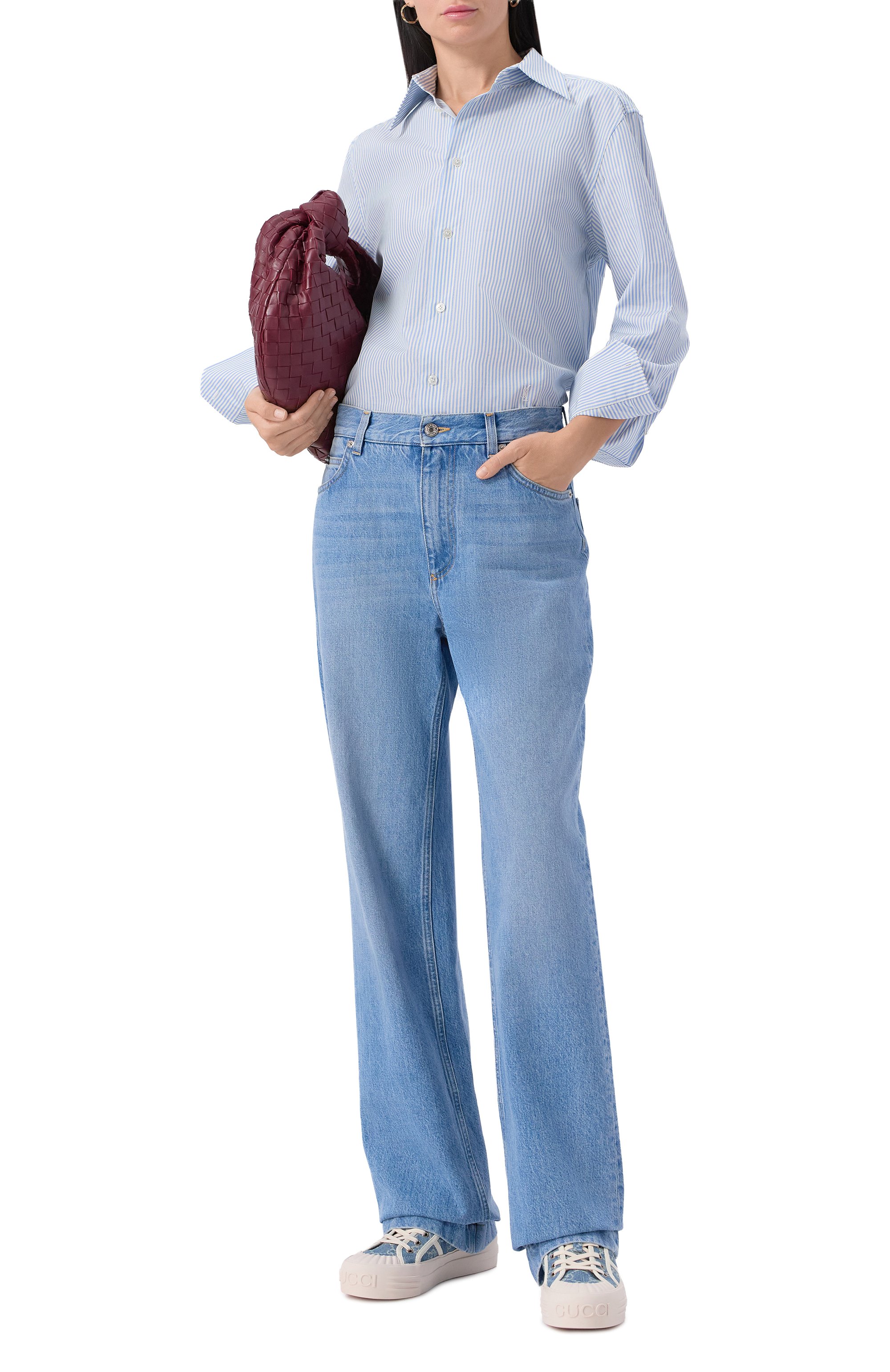 Текстильные кеды chunky GUCCI, арт. 831825/FAD7P, фото 3