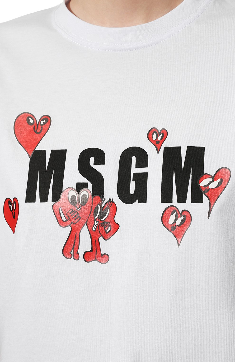 Хлопковая футболка MSGM, арт. 3241MDM172 227298, фото 5