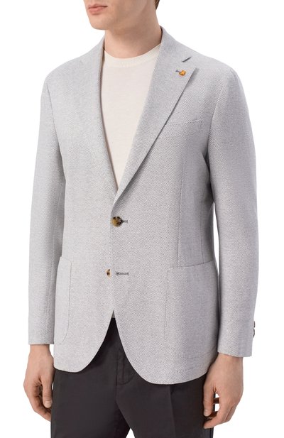 Пиджак изо льна и хлопка SARTORIA LATORRE, арт. JD74/JJ253, фото 3
