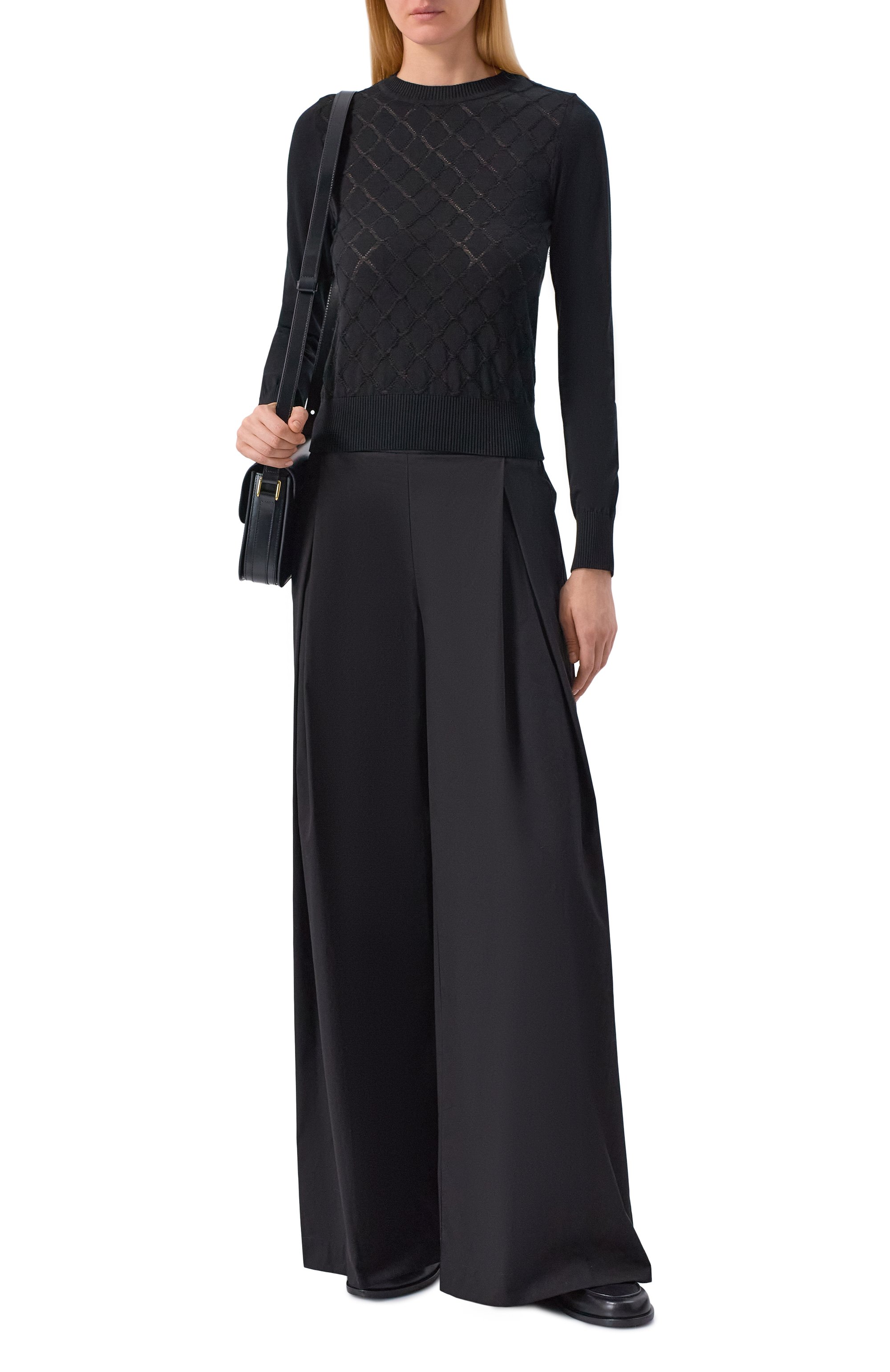 Хлопковый пуловер LORENA ANTONIAZZI, арт. P26113GM43A/1329, фото 2