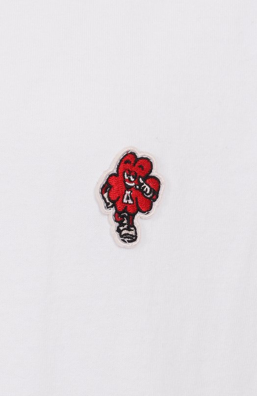 Хлопковая футболка AECA WHITE AWCMSSBDTTSST003C0.WHITE (XL) Белый  AWCMSSBDTTSST003C0.WHITE (XL) Фото 6
