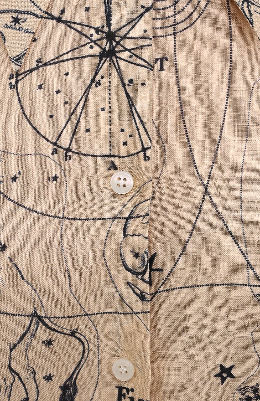 Льняная рубашка ACNE STUDIOS, арт. AC0350, фото 5