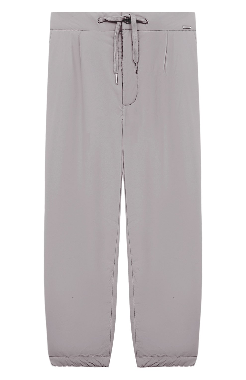Утепленные джоггеры HERNO серого цвета по цене 24650 руб., арт. PT000006X/12431SZ/10A-14A, фото 1 Утепленные джоггеры HERNO, арт. PT000006X/12431SZ/10A-14A, фото 1