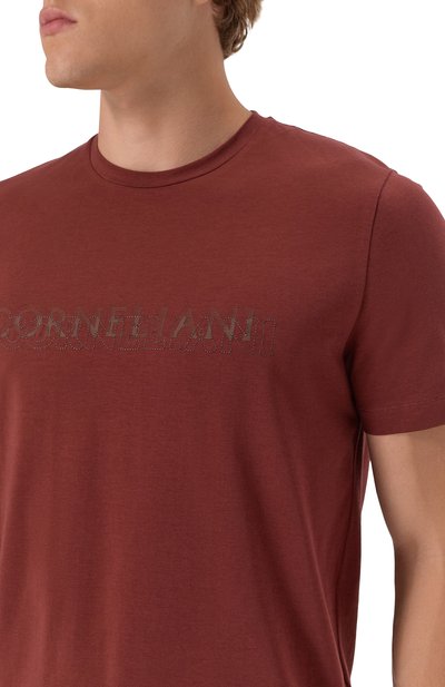 Хлопковая футболка CORNELIANI, арт. 26G582-2625019, фото 5