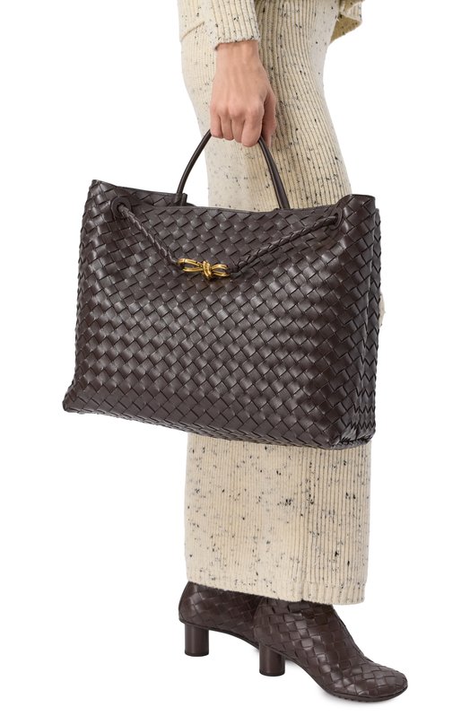 Сумка Andiamo large Bottega Veneta 766019/VCPP1 Коричневый  766019/VCPP1 Фото 2