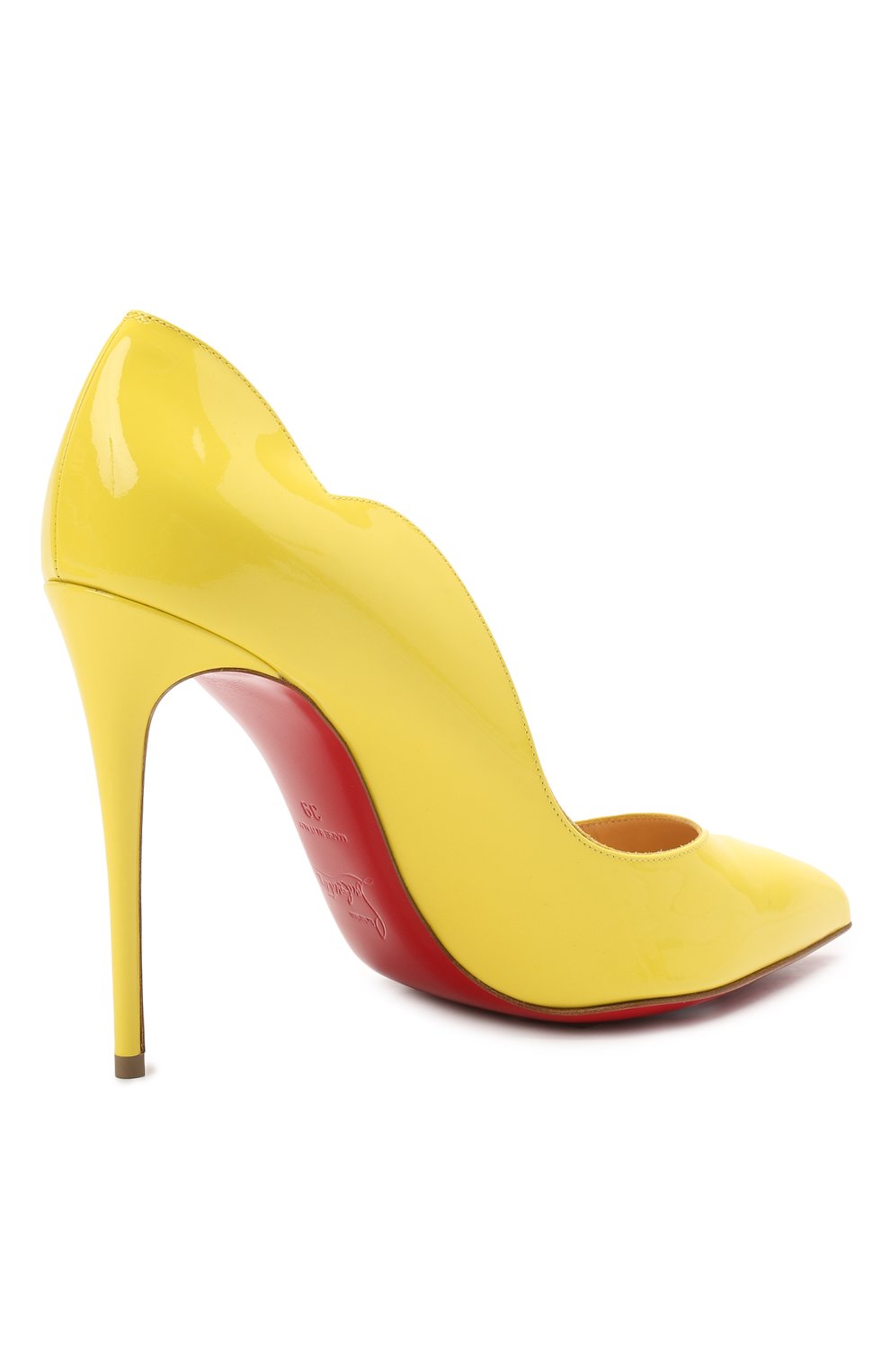 Кожаные туфли hot chick 100 CHRISTIAN LOUBOUTIN, арт. 1190911/H0T CHICK 100, фото 4