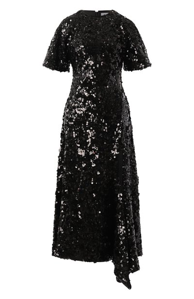 Женское платье с отделкой пайетками GANNI, арт. T4044