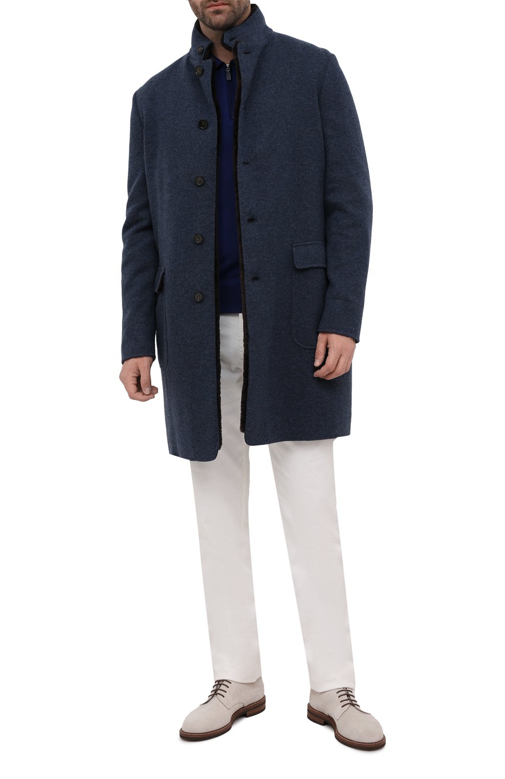 Кашемировое пальто с подкладкой из нутрии LORO PIANA, арт. FAF4118, фото 2