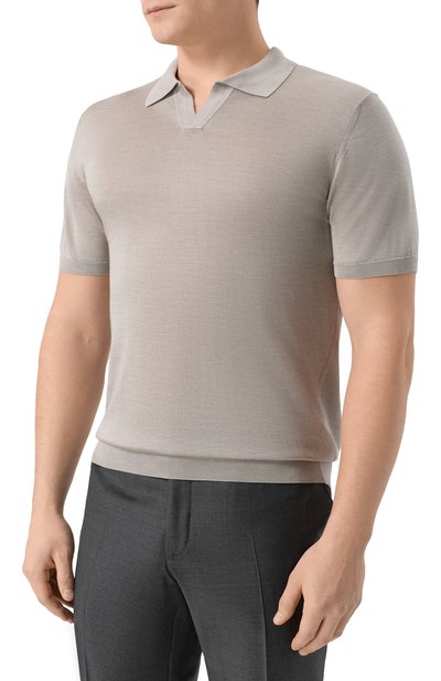 Шелковое поло CORNELIANI, арт. 27M541/2725170, фото 3