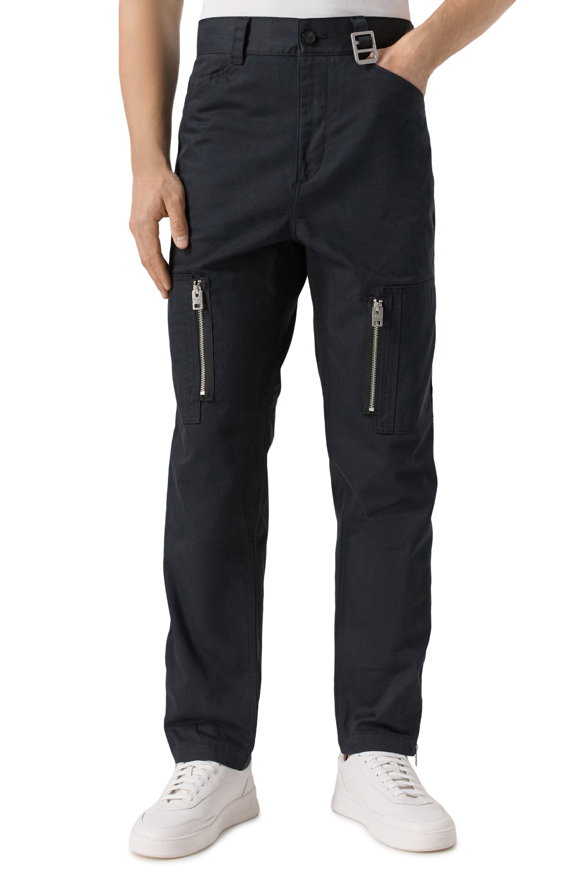 Хлопковые брюки HUGO, арт. 50541379, фото 3