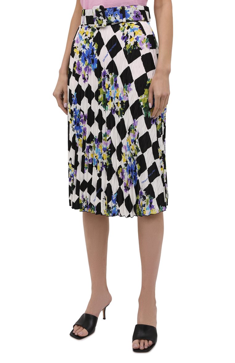 Плиссированная юбка OFF-WHITE, арт. 0WCC056S21FAB003, фото 1