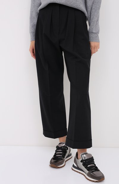 Шерстяные брюки BRUNELLO CUCINELLI, арт. MPW07P7355, фото 3