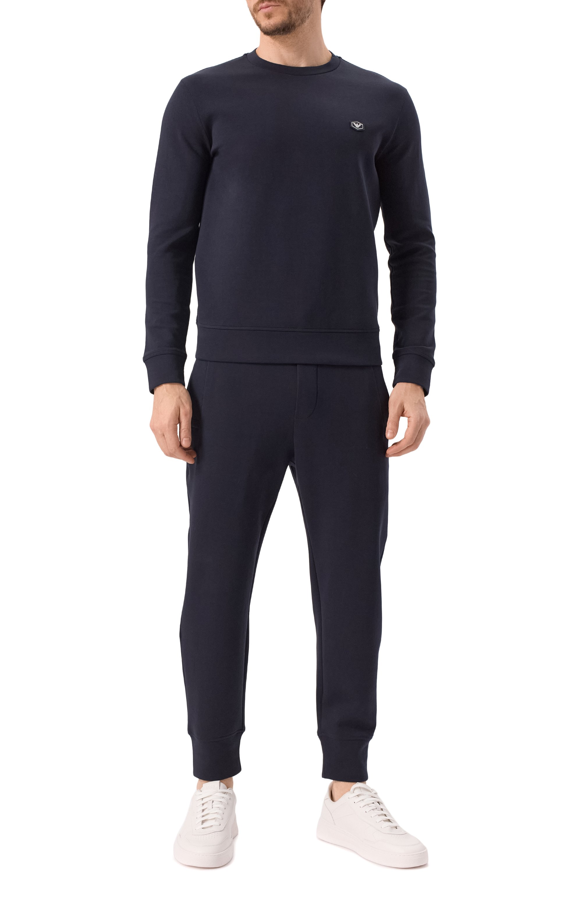 Хлопковые джоггеры EMPORIO ARMANI, арт. 8N1P92/1JHSZ, фото 2