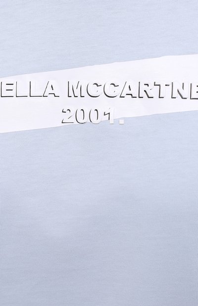 Хлопковая футболка STELLA MCCARTNEY, арт. 602395/S0W39, фото 5