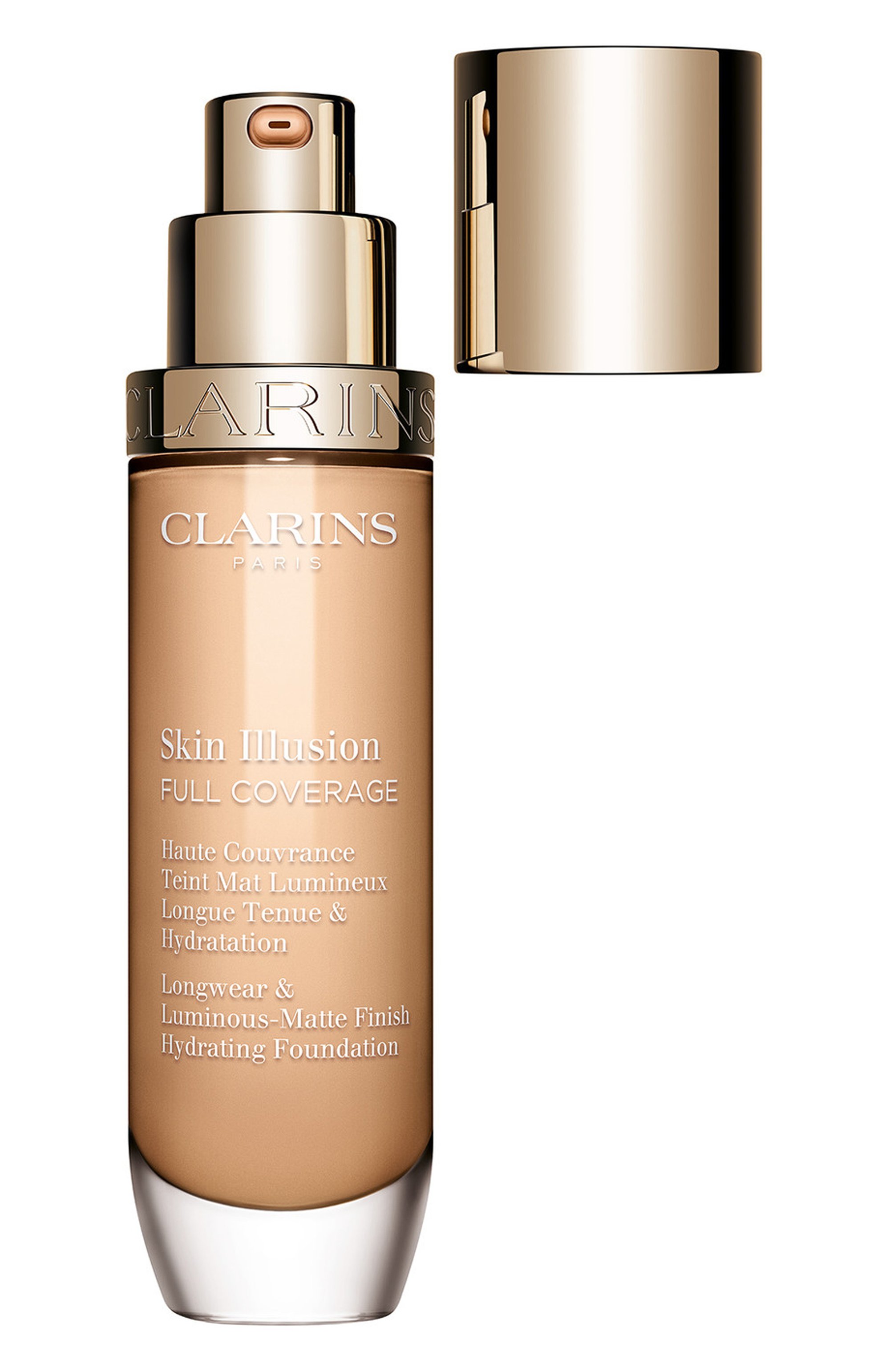 Тональный крем с матовым эффектом skin illusion full coverage, оттенок 105n (30ml) CLARINS цвета по цене 6200 руб., арт. 80106984, фото 3 Тональный крем с матовым эффектом skin illusion full coverage, оттенок 105n (30ml) CLARINS, арт. 80106984, фото 3