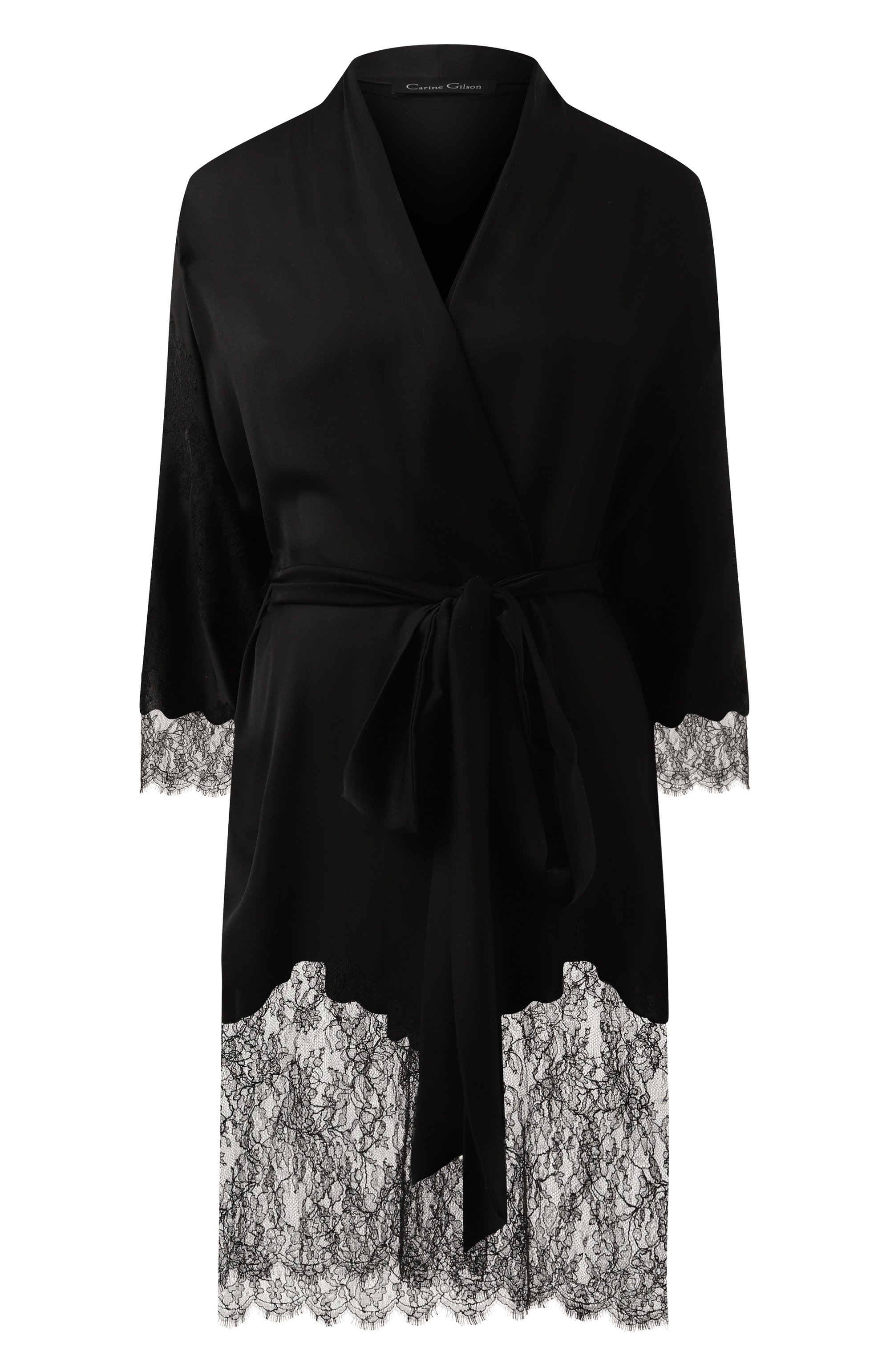 Шелковый халат CARINE GILSON, арт. EL0960DP, фото 1