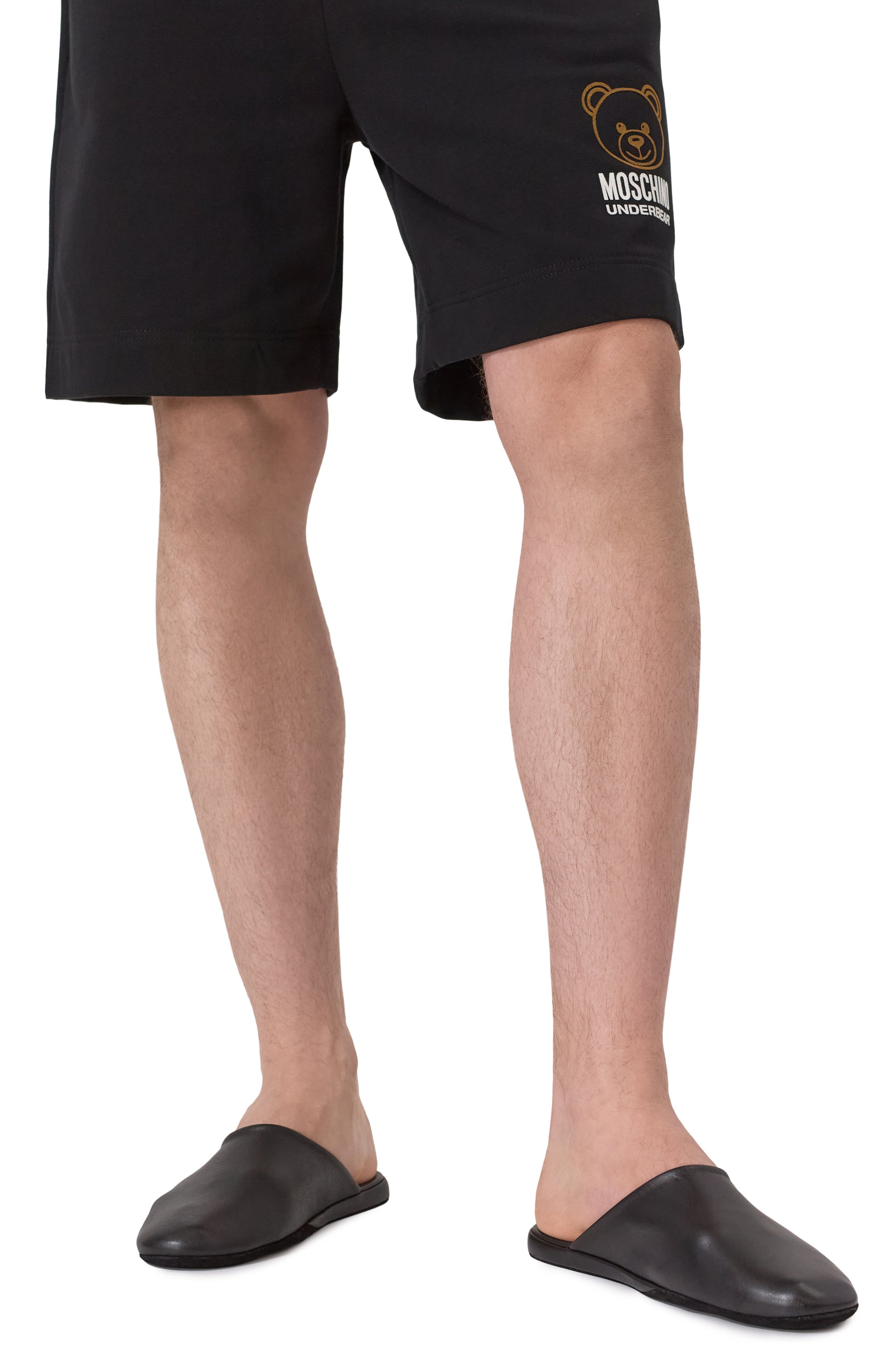 Кожаные домашние туфли SANTONI, арт. PMXGA1644XXX1CLB, фото 3