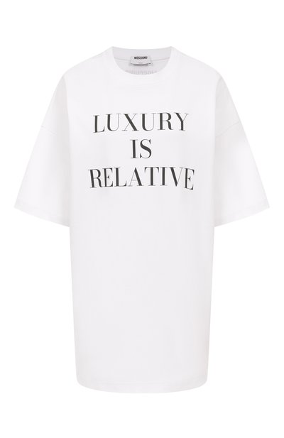 Женская хлопковая футболка MOSCHINO, арт. A0701/5442