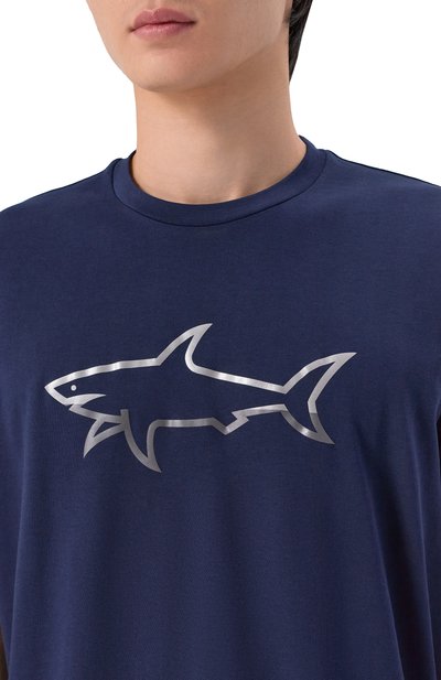 Хлопковая футболка PAUL&SHARK, арт. 25411078, фото 5