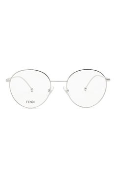 Женские оправа FENDI серебряного цвета, арт. 0353 010 | Фото 3 (Региональные ограничения белый список (Axapta Mercury): RU; Тип очков: Оправа; Оптика Гендер: оптика-женское; Очки форма: Круглые)