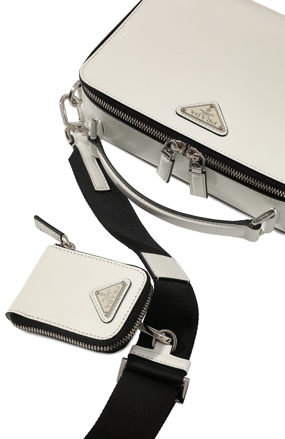 Кожаная сумка PRADA, арт. 2VH069-ZO6-F0009-ZMI, фото 3