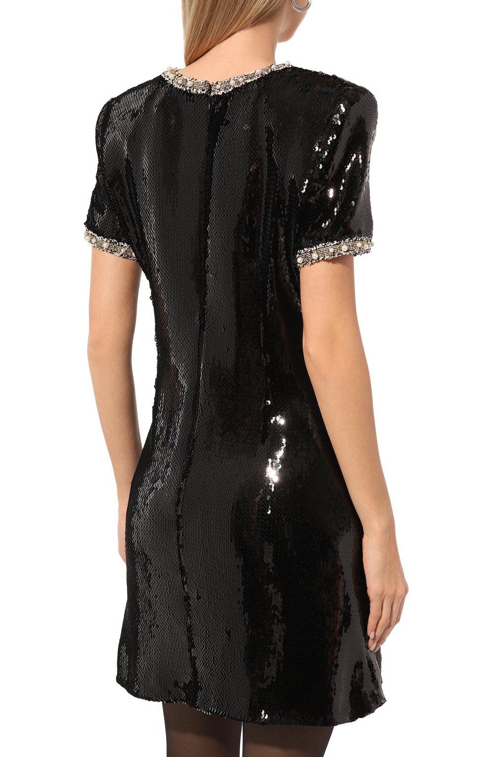 Платье с отделкой пайетками NINA RICCI, арт. 24ACR0033PL0462, фото 4