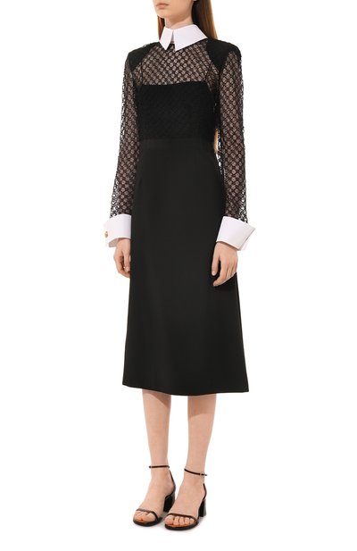 Платье из вискозы GUCCI, арт. 678693 XJDYO, фото 3