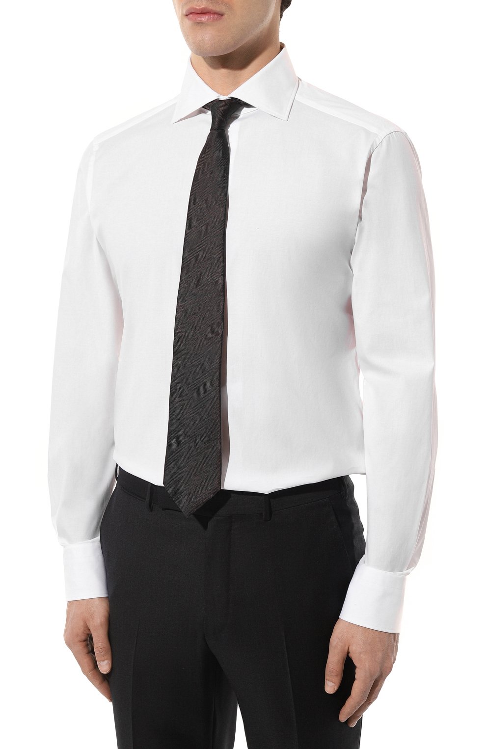 Хлопковая сорочка ZEGNA, арт. 604100A6/9MS0BA, фото 3