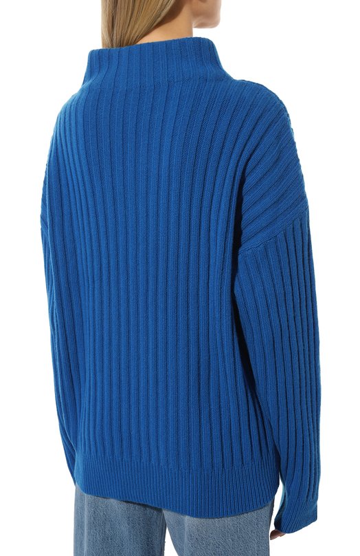 Кашемировый свитер Michael Kors Collection Синий, фото 4