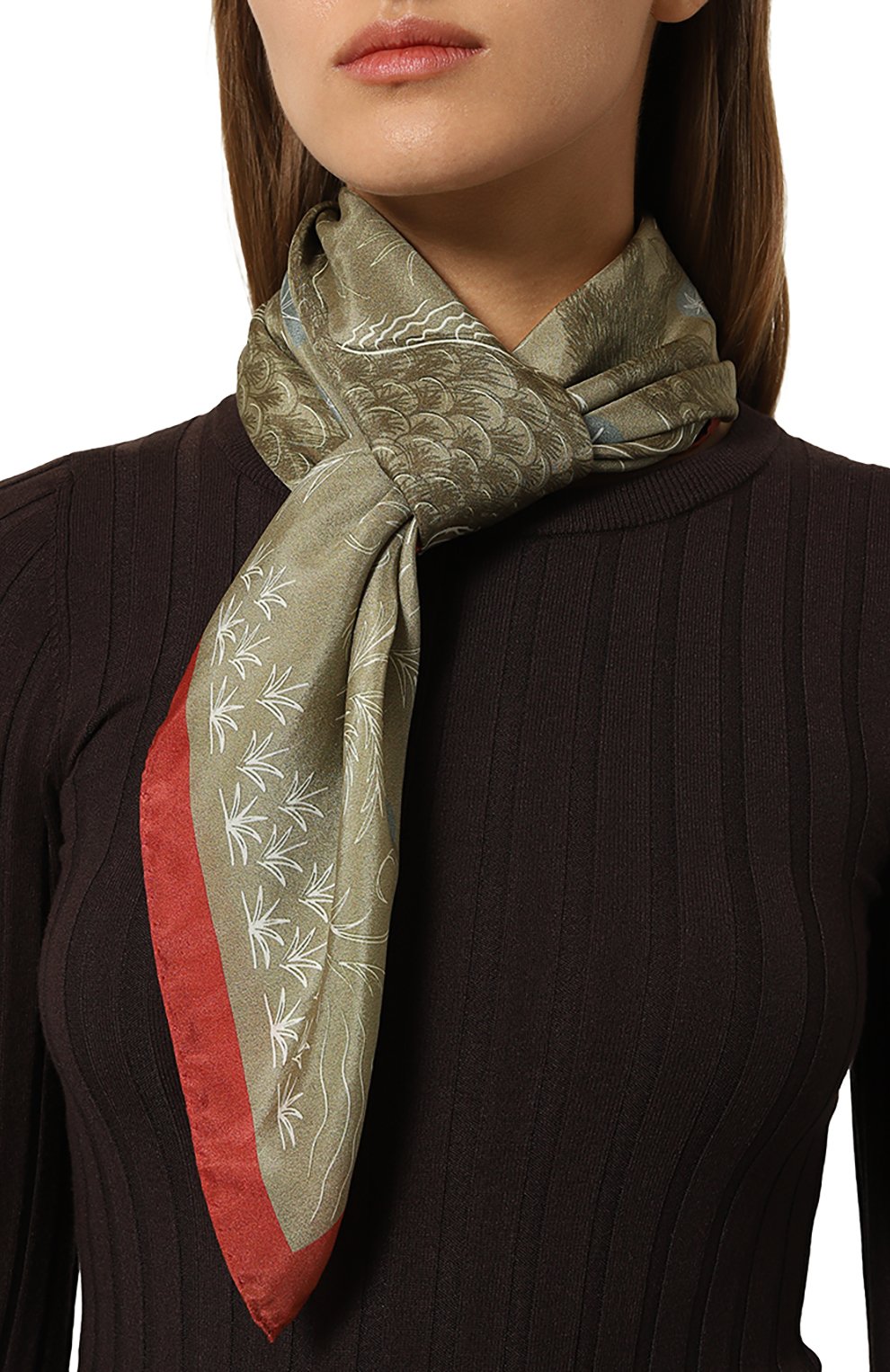 Шелковый платок дракон GOURJI, арт. 91131537/62172, фото 2