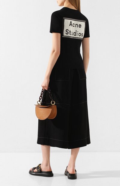 Хлопковая футболка ACNE STUDIOS, арт. AL0111/W, фото 2