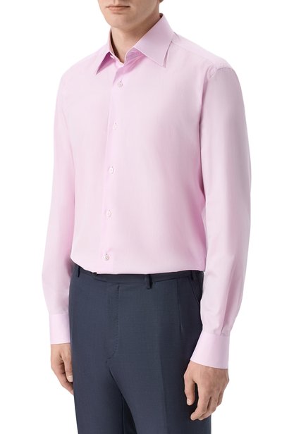 Шерстяная сорочка BRIONI светло-розового цвета по цене 192500 руб., арт. RCB40L/PZ033, фото 3 Шерстяная сорочка BRIONI, арт. RCB40L/PZ033, фото 3