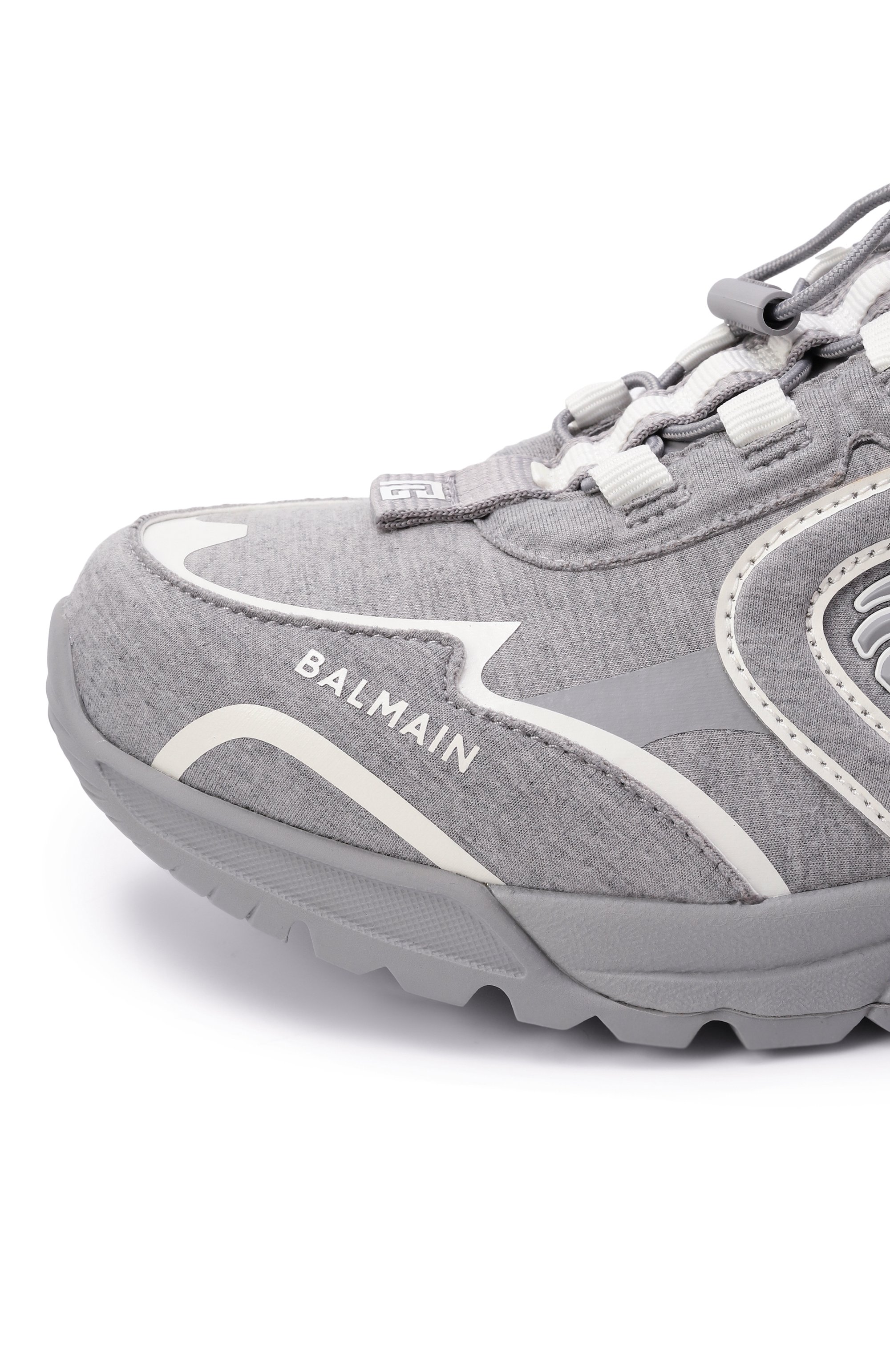 Текстильные кроссовки cosmic dust BALMAIN, арт. EM1VI357/TMG0, фото 7